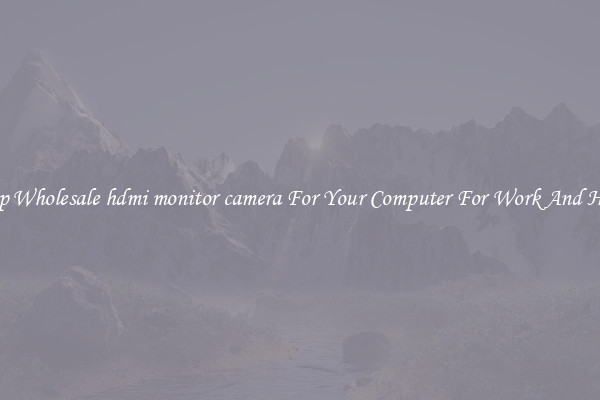 Crisp Wholesale hdmi monitor camera For Your Computer For Work And Home