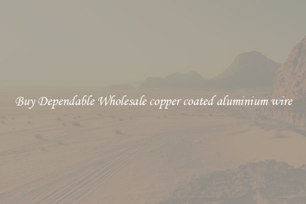 Buy Dependable Wholesale copper coated aluminium wire