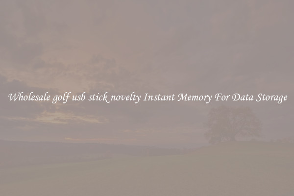 Wholesale golf usb stick novelty Instant Memory For Data Storage