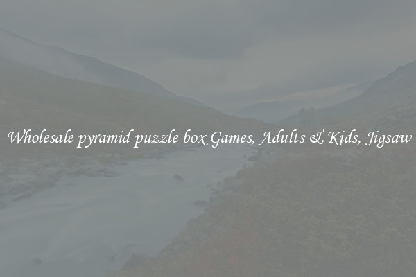 Wholesale pyramid puzzle box Games, Adults & Kids, Jigsaw