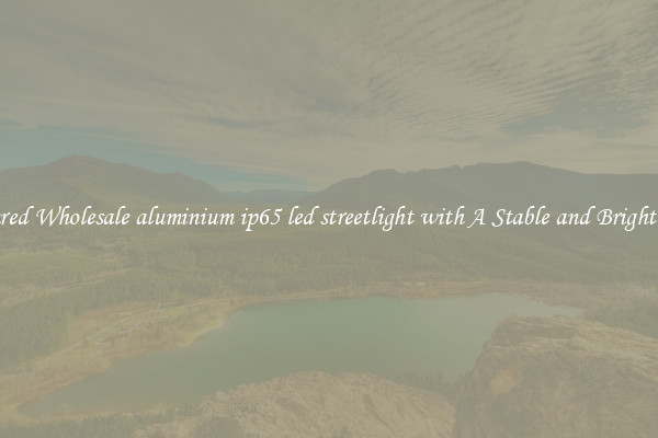 Featured Wholesale aluminium ip65 led streetlight with A Stable and Bright Light