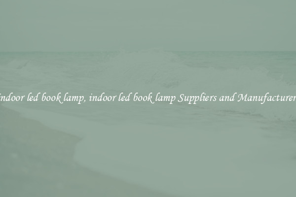 indoor led book lamp, indoor led book lamp Suppliers and Manufacturers