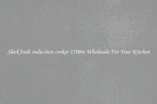 Sleek built induction cooker 3500w Wholesale For Your Kitchen