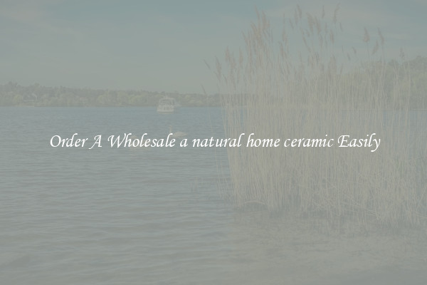 Order A Wholesale a natural home ceramic Easily